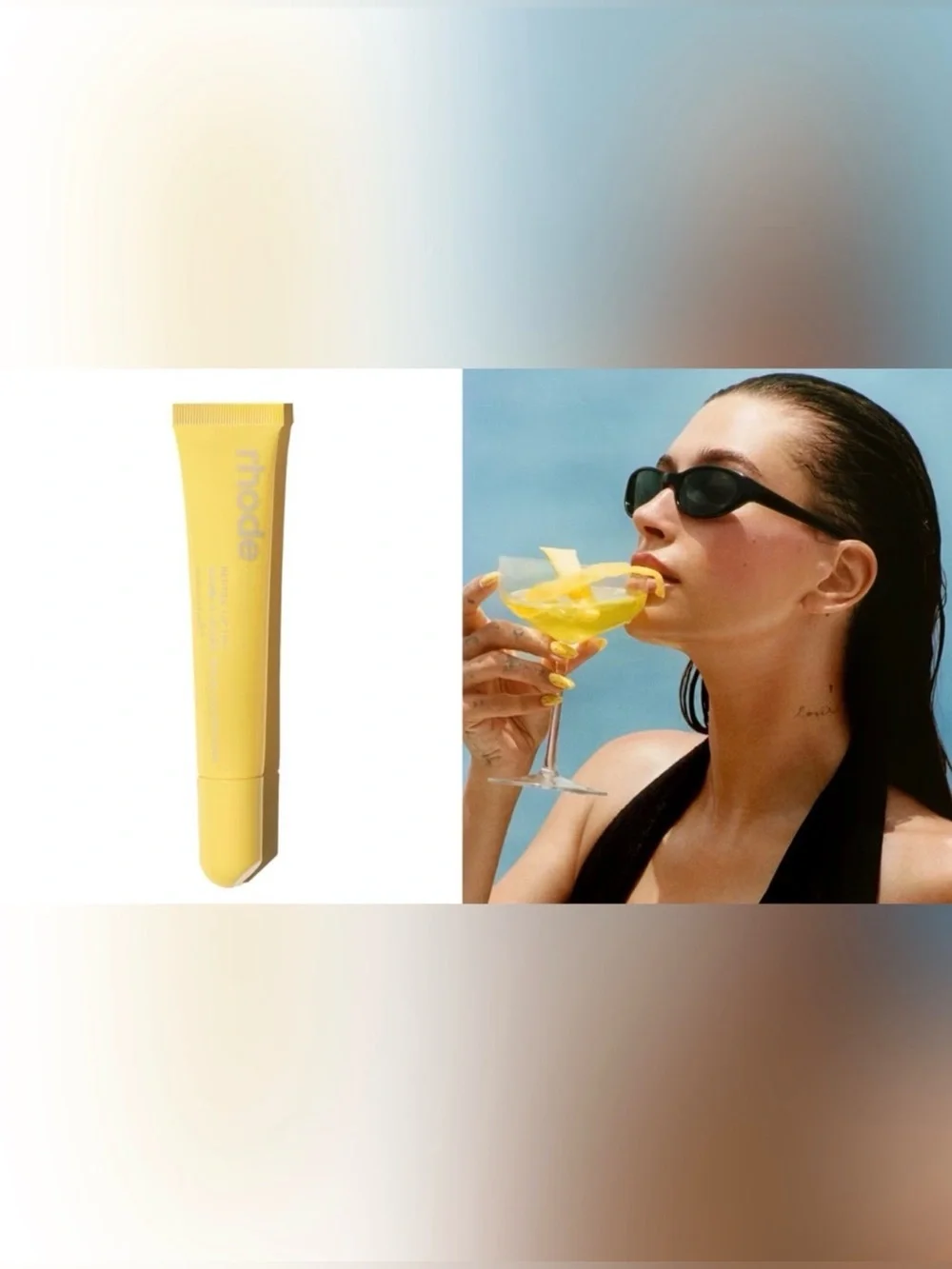 🍋RHODE Limited Edition Peptide Lip Tint In “Lemontini”